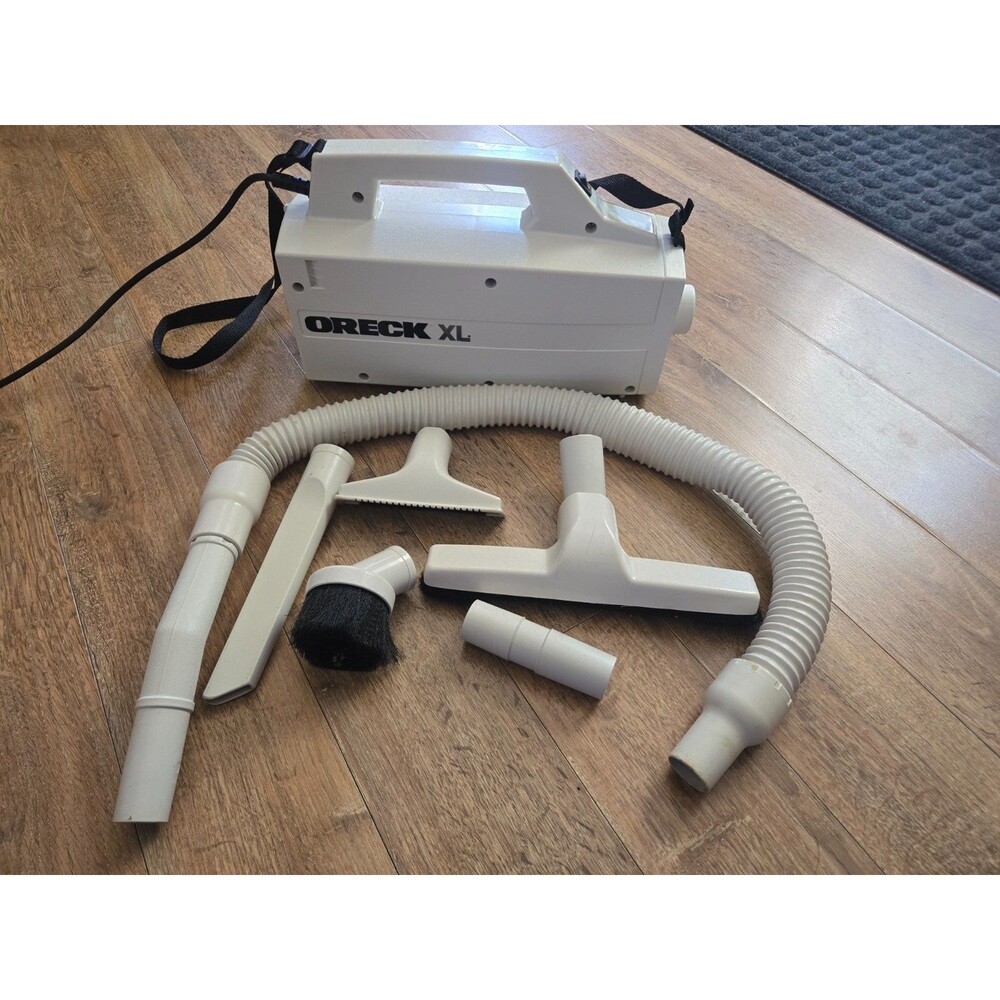 ORECK XL Model BB870-AW Portable Vacuum Cleaner w/Attachments TESTED WORKS